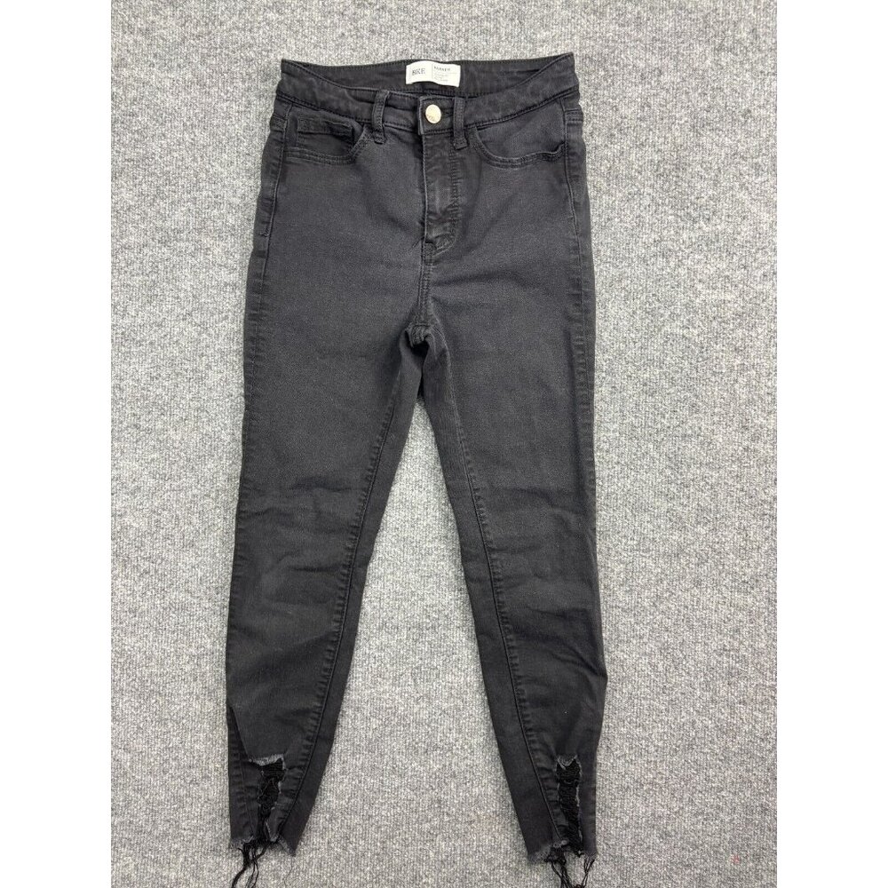 BKE Buckle Parker Jeans Women's 24 Black Denim Universal High Rise Skinny Fit‎